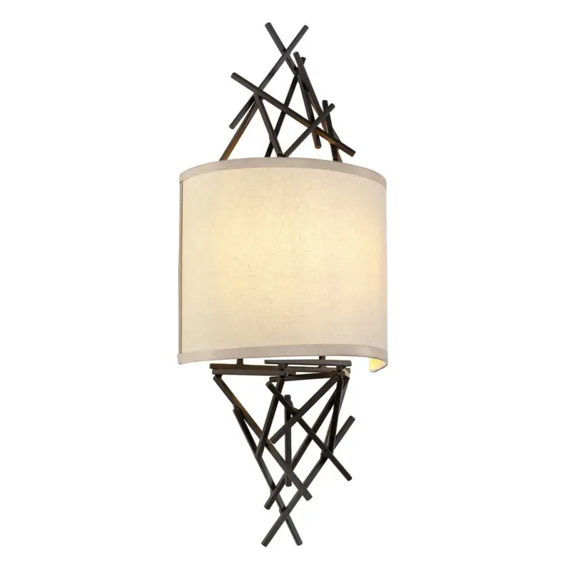Applique Murale Taiko 2x60W E14 Bronze Livraison Express