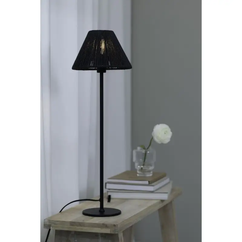 Petit Prix Lampe Corda 1x40W E14 Noir