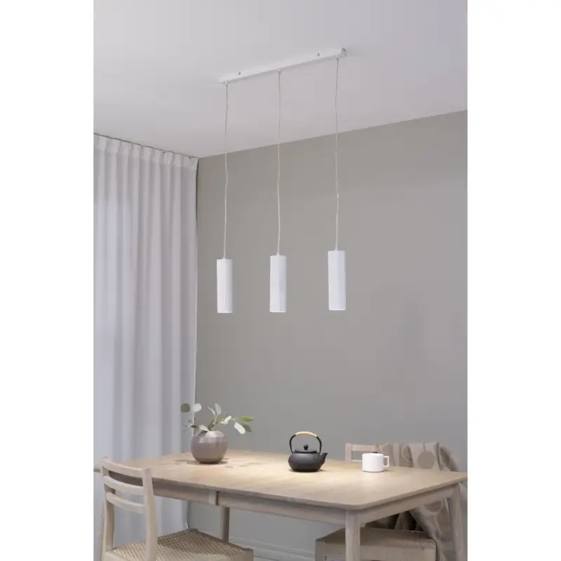 Suspension Costilla 3x7W GU10 Blanc Prix Cassé