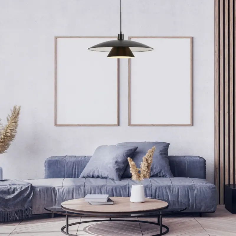 Promotion Saisonnière Suspension Millinge 1x40W E27 Noir