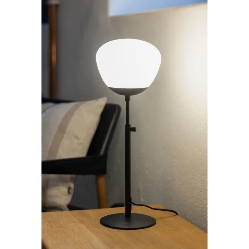 Lampe Rise 1x40W E14 Noir Blanc Top Vente