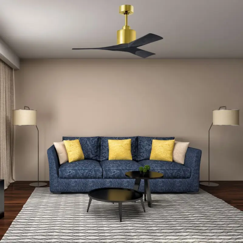 Commande En Gros Ventilateur Plafond Nan 107cm Laiton Noir