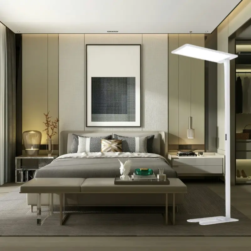 Promotion Saisonnière Lampadaire Comfort 1x76W LED Blanc 4000K