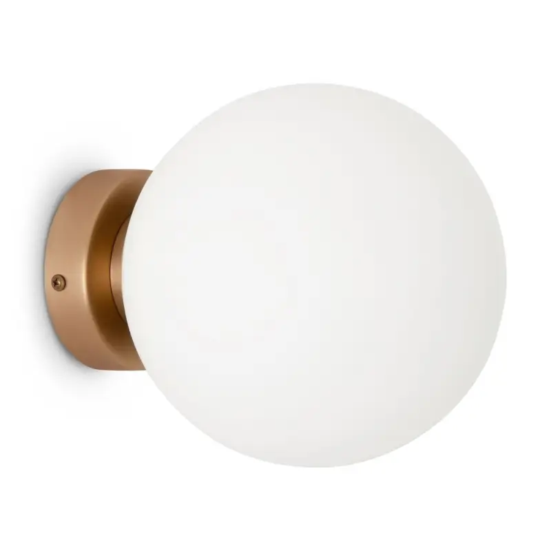 Prix Réduit Applique Murale Basic form 1x40W E14 Or D180