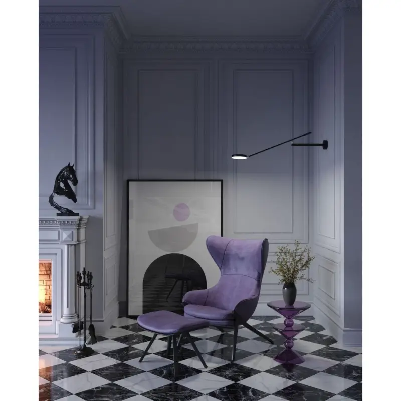 Applique Murale Fad 1x6W LED Noir Solde