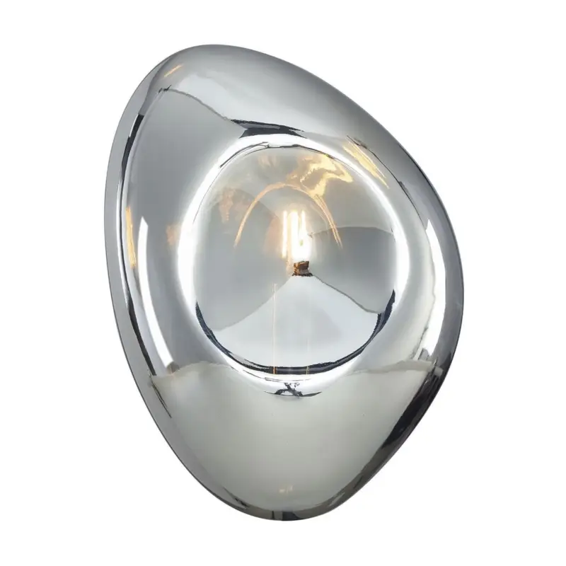 Applique Murale Mabell 1x40W E14 Noir Chrome Promotion Saisonnière