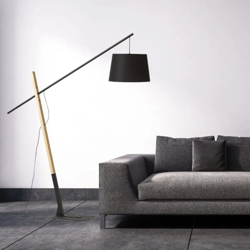 Lampadaire Arc Dante 1x25W E27 Noir Nouveauté