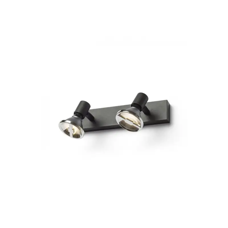 Acheter En Ligne Applique Murale Trica 2x25W GU10 Noir
