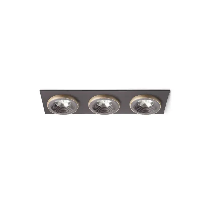 Populaire Encastrable Sharm 3x10W LED Brun R13262
