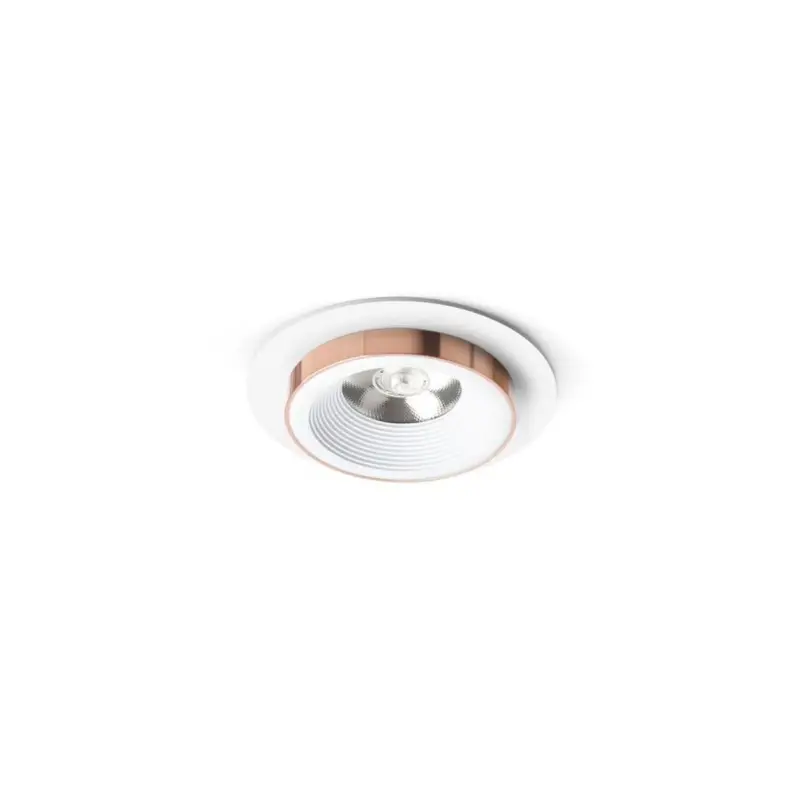 Réduction Encastrable Sharm 1x10W LED Blanc Cuivre D11,5