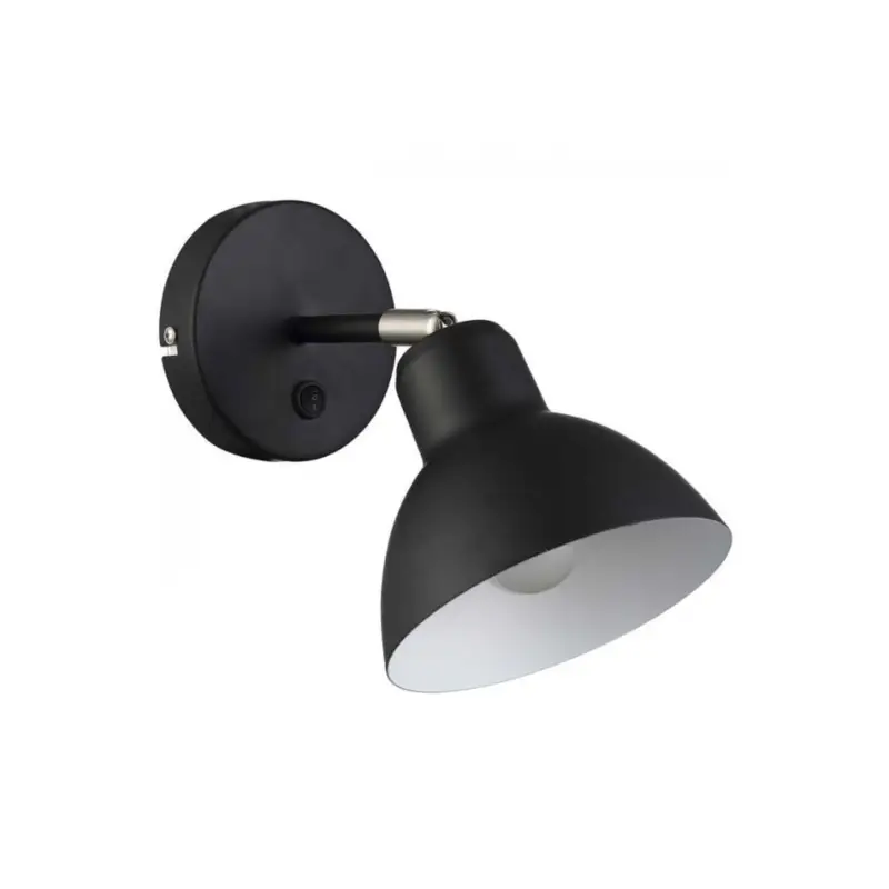 Meilleur Prix Applique Murale Baroque 1x28W E27 Noir Chromé