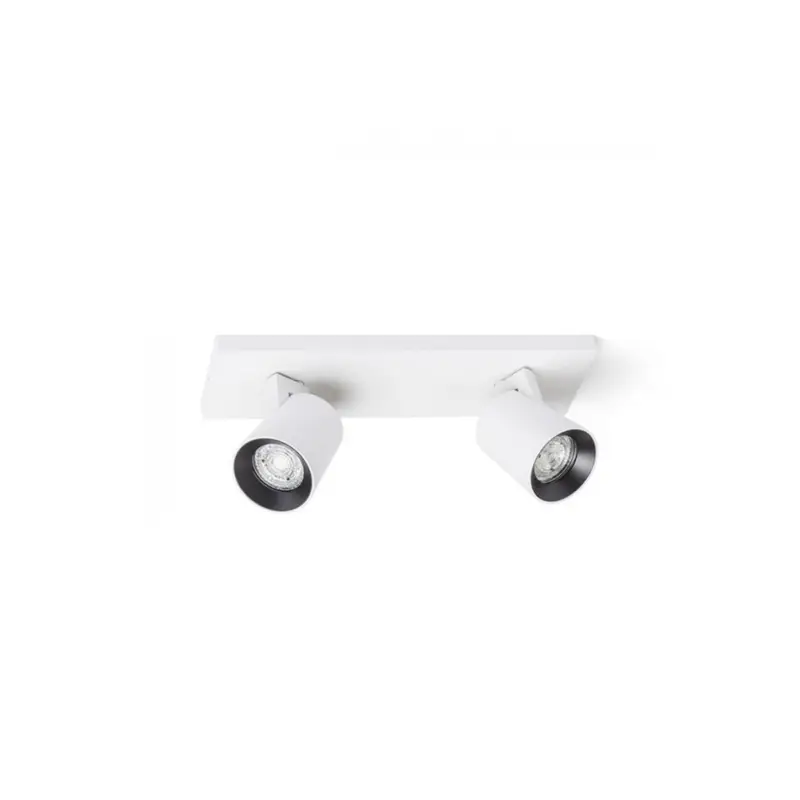 Plafonnier Kenny 2x35W GU10 Blanc Noir Achetez Aujourd&rsquo;hui