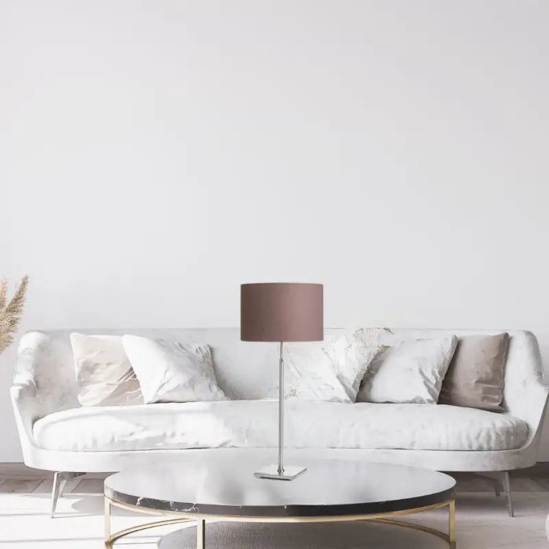 Achat Immédiat Lampe Edika 1x42W E27 Brun Nickel