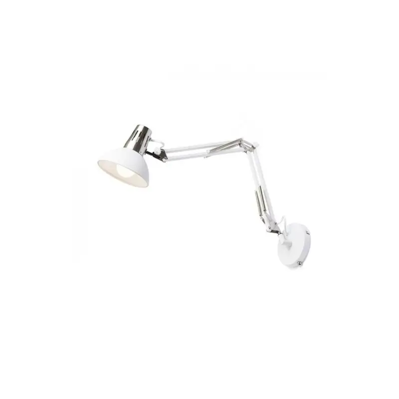 Prix Choc Applique Murale Ante 1x28W E27 Blanc Nickel