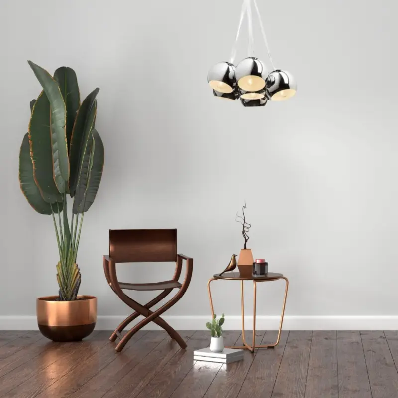 Prix Cassé Suspension Astromet 7x42W E27 Chromé