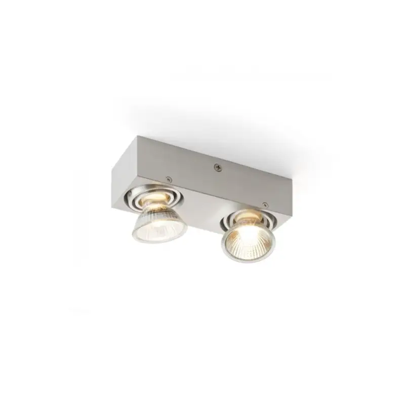 Prix Promo Plafonnier Marvel 2x50W GU10 Aluminium H6