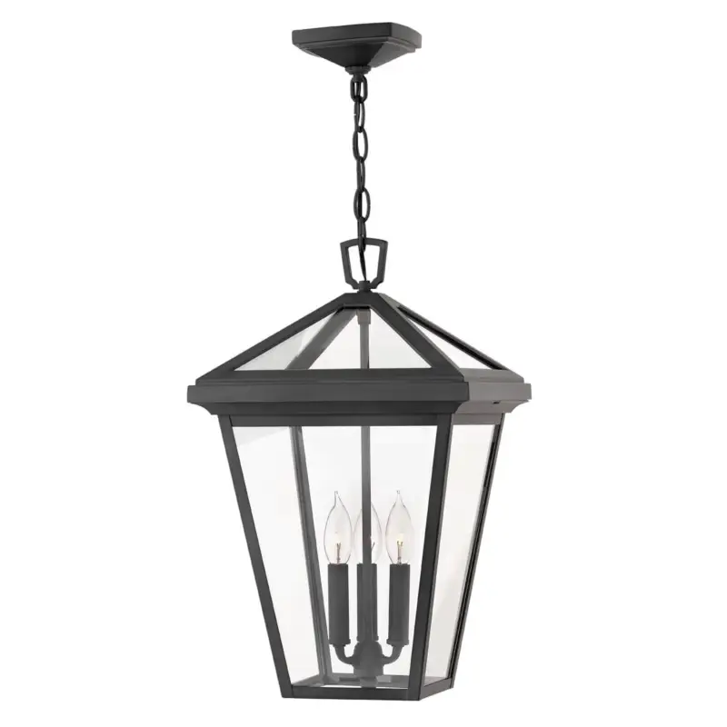 Suspension extérieur Alford Place 3x40W E14 Noir Réduction