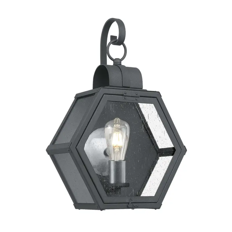 Applique Extérieur Heath 1x60W E27 Noir tacheté Certifié