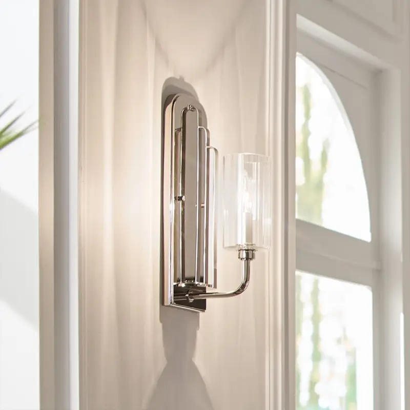 Solde Applique Kimrose 1x40W E14 Nickel poli