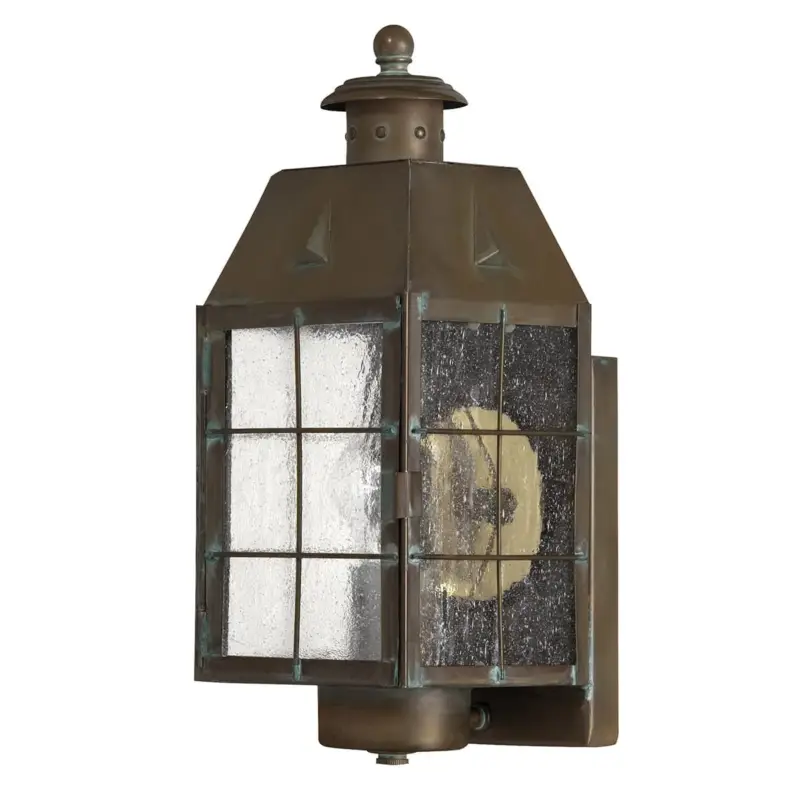 Nouveauté Applique Extérieur Nantucket 1x60W E27 Laiton vieilli H342mm