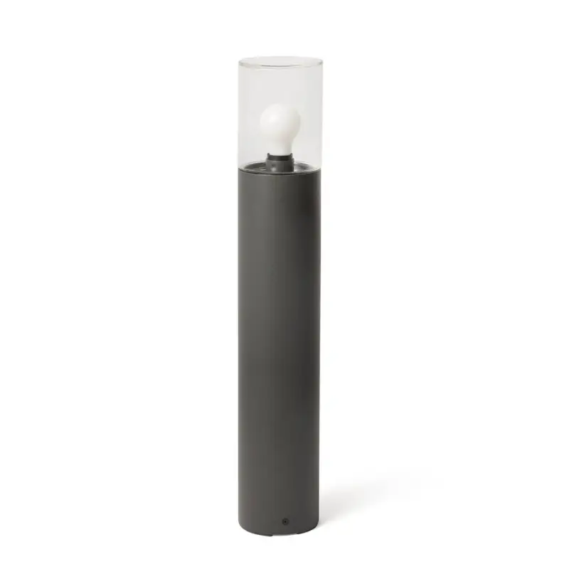 Borne extérieure KILA 700 1x15W E27 Gris Foncé Transparent Must-Have