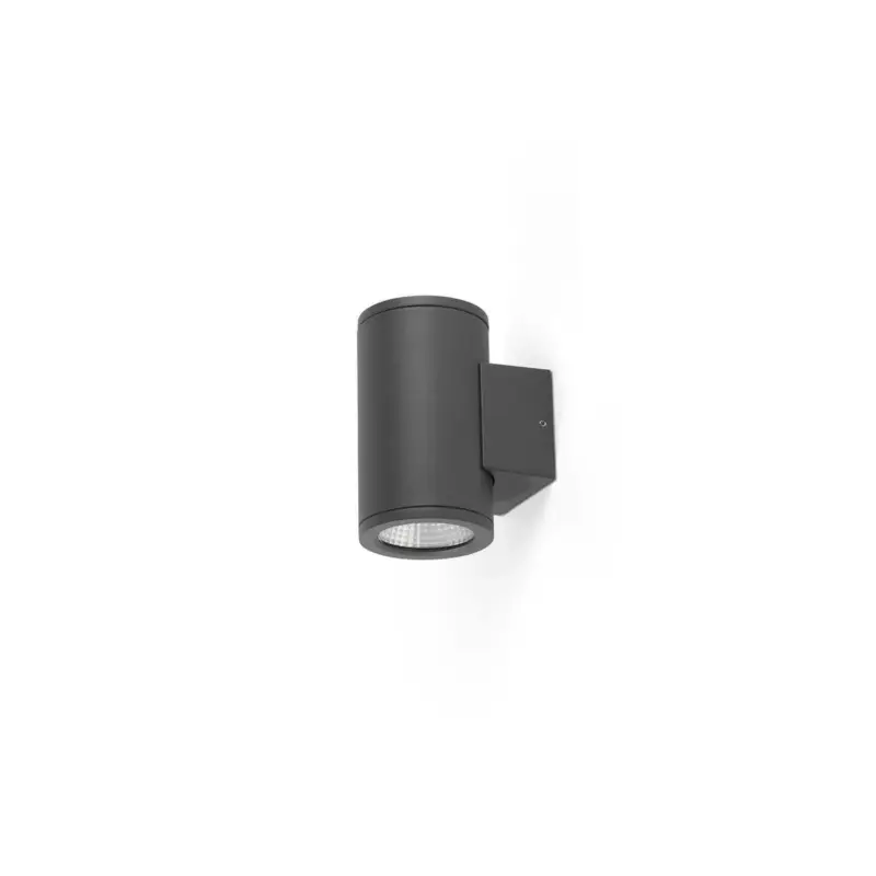 Applique murale TOND 2L 2x6W COB LED Gris Foncé 3000K Satisfait Ou Remboursé