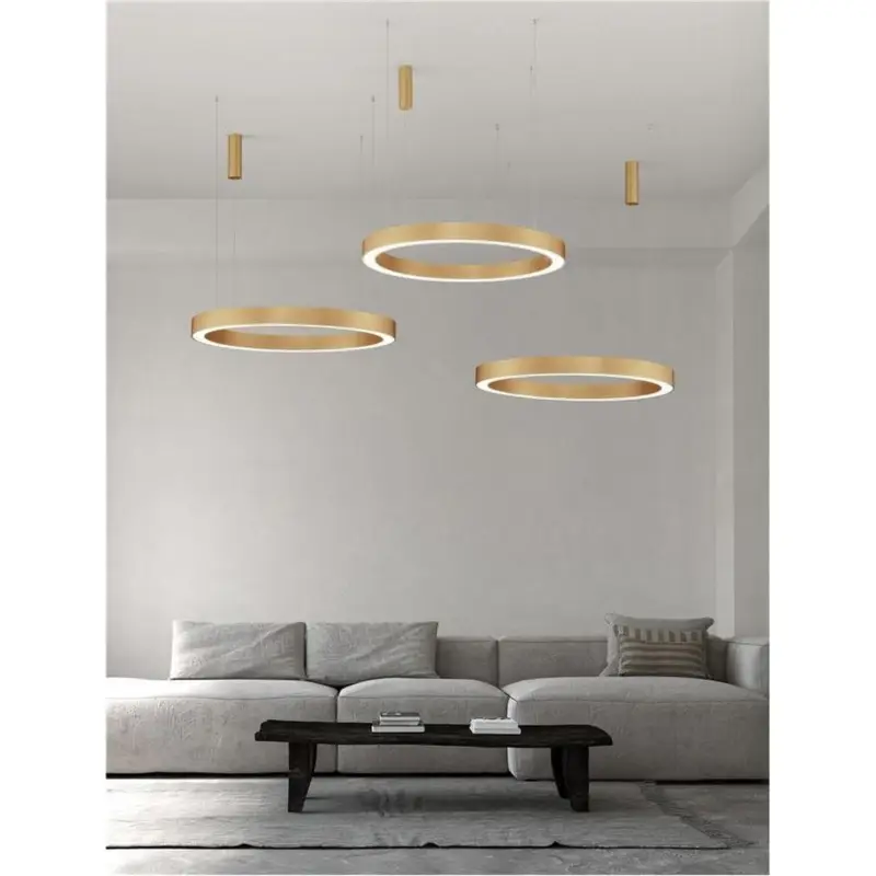 Suspension MORBIDO 80W LED Laiton Doré Offre Exclusive