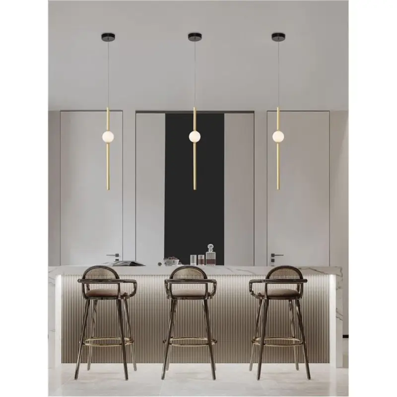 Suspension ACROBAT 13,6W LED Noir Authentique