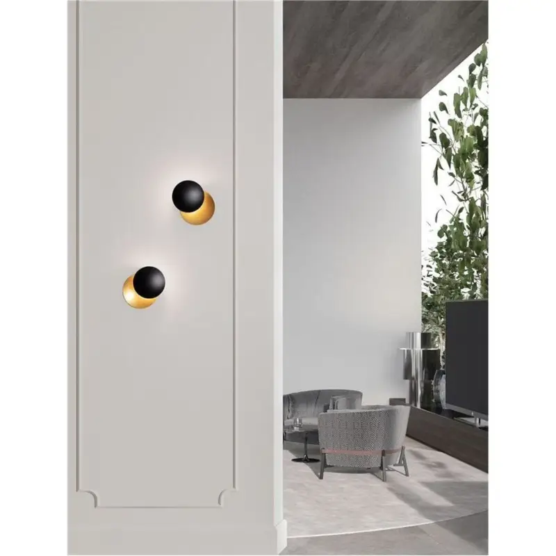 Applique murale SHELL 7W LED Noir Sable Prix Choc