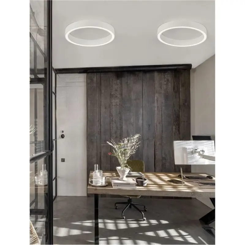 Plafonnier STING 40W LED Blanc Sable Commander Vite