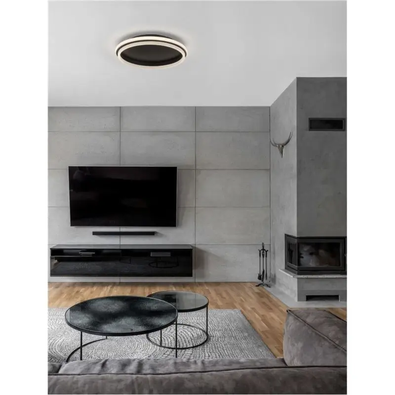 Plafonnier WILLOW 40W LED Noir Sable H6 Top Vente