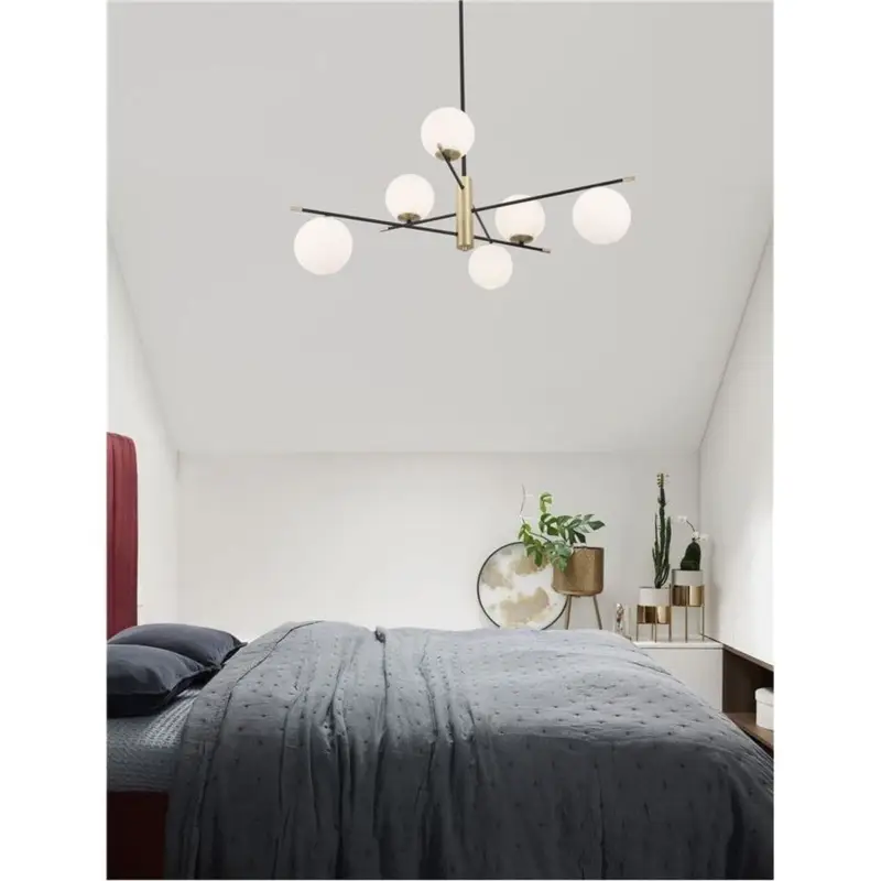 Suspension GITCHI 2x5W G9 Noir mat L100 Soldes