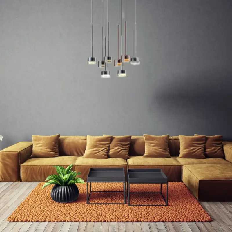 Satisfait Ou Remboursé Suspension TONIC 8x12W GX53 Multicouleur