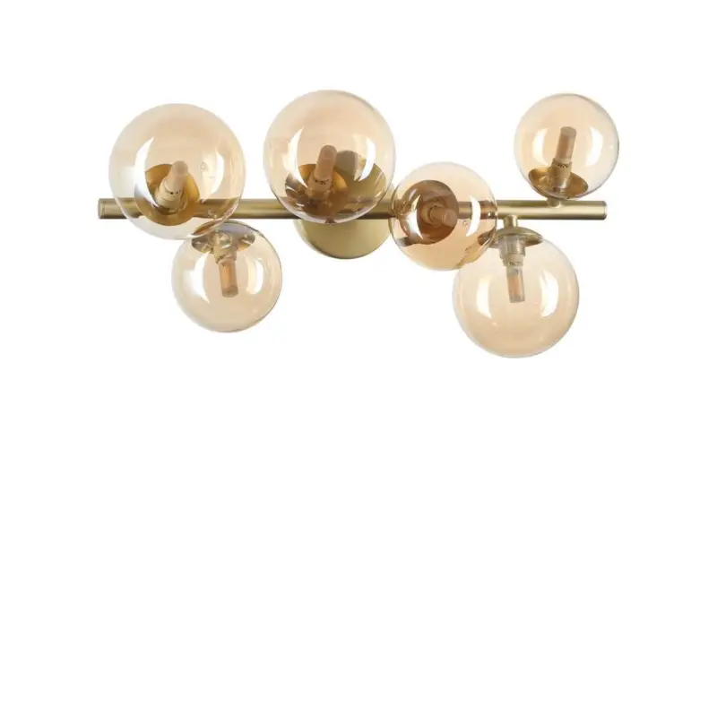 Plafonnier PERLAGE 6x15W Max G9 Ambre Prix Réduit