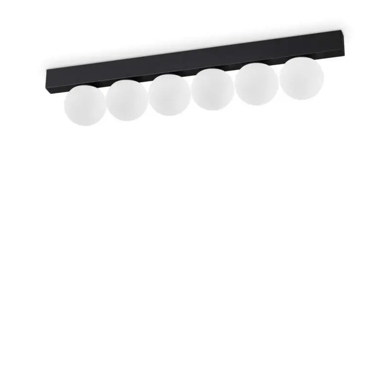 Nouvel Arrivage Plafonnier PING PONG 6x18W Max LED Noir