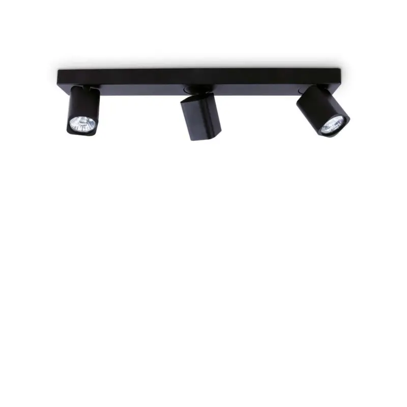 Nouvelle Collection Plafonnier RUDY 3x35W Max GU10 Noir