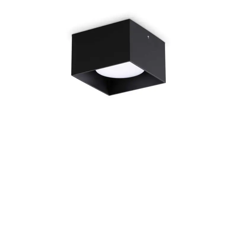 Plafonnier SPIKE 1x15W Max GX53 Noir Bon Marché