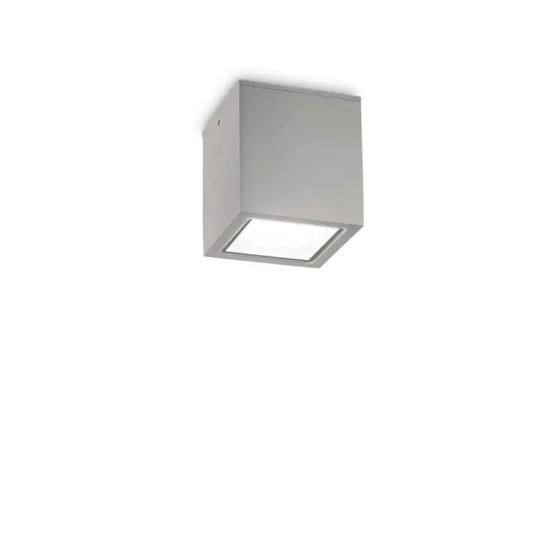 Plafonnier Extérieur TECHO 1x20W GU10 Max H95 Gris Haute Qualité