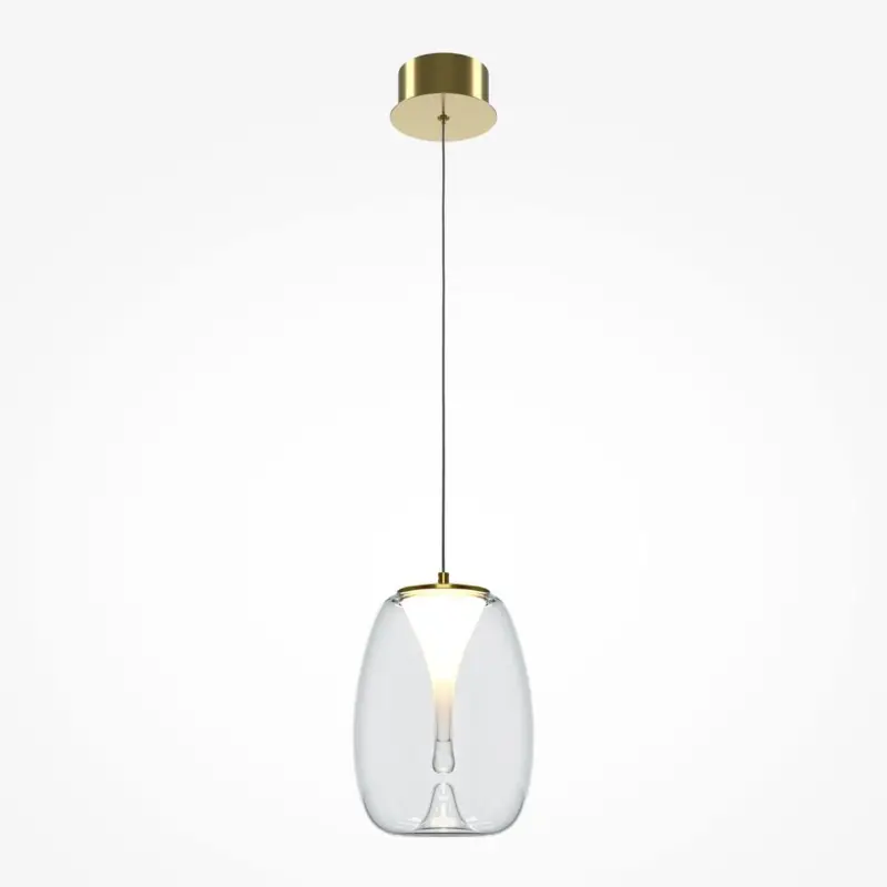 Produit De Marque Suspension Splash 7W LED Or Transparent