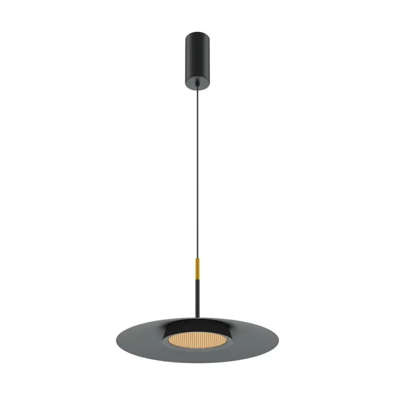 Suspension El 12W LED D35 Noir Nouvelle Collection