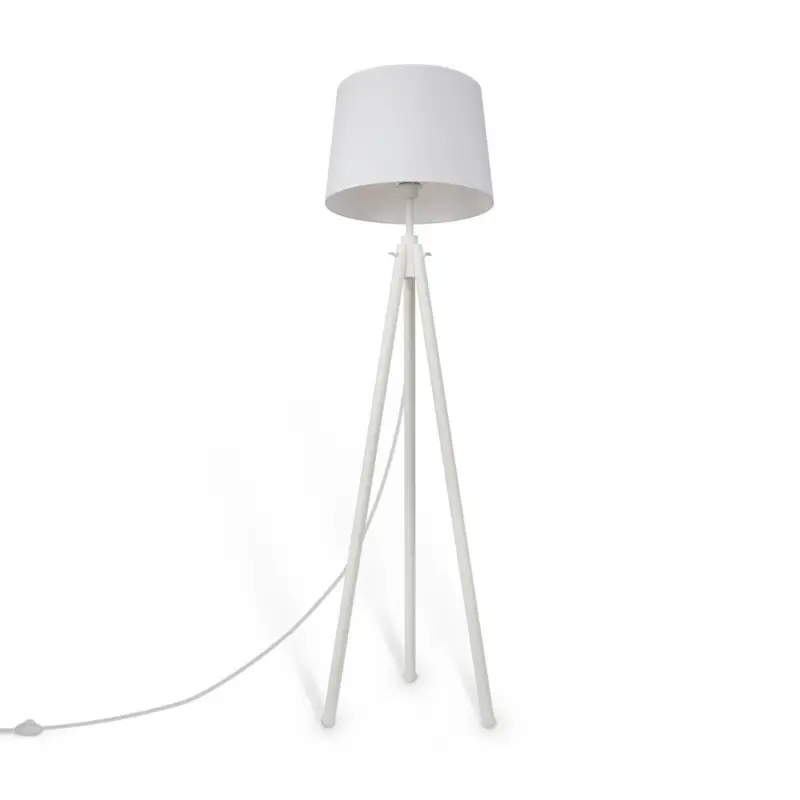Acheter En Ligne Lampadaire Calvin 1x60W E27 MAX Blanc