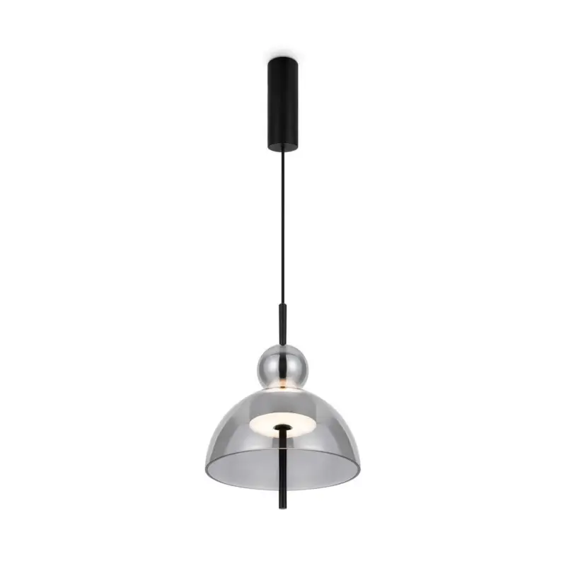 Suspension Bangkok 12W LED D25 Noir Fumé Boule Achetez Aujourd&rsquo;hui