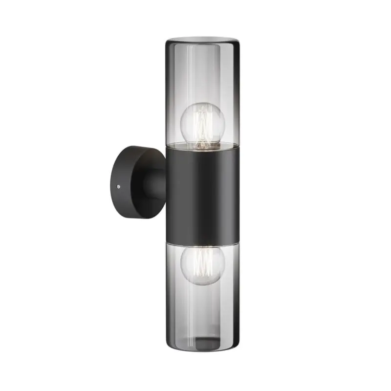 Paiement Sécurisé Applique Extérieur Amas 2x60W E27 MAX Graphite