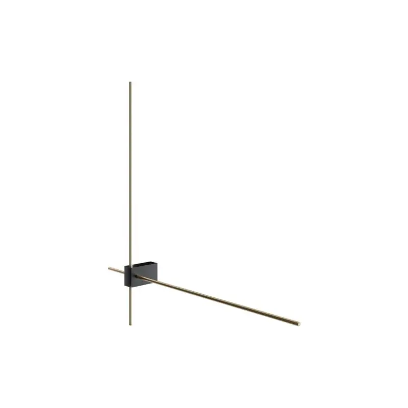 Applique Pars 12W LED Noir et or l63 Prix Bas