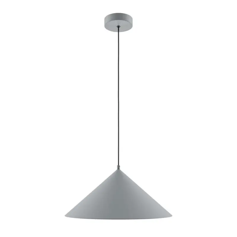 Prix Cassé Suspension Basic colors 1x40W E27 Gris Triangle