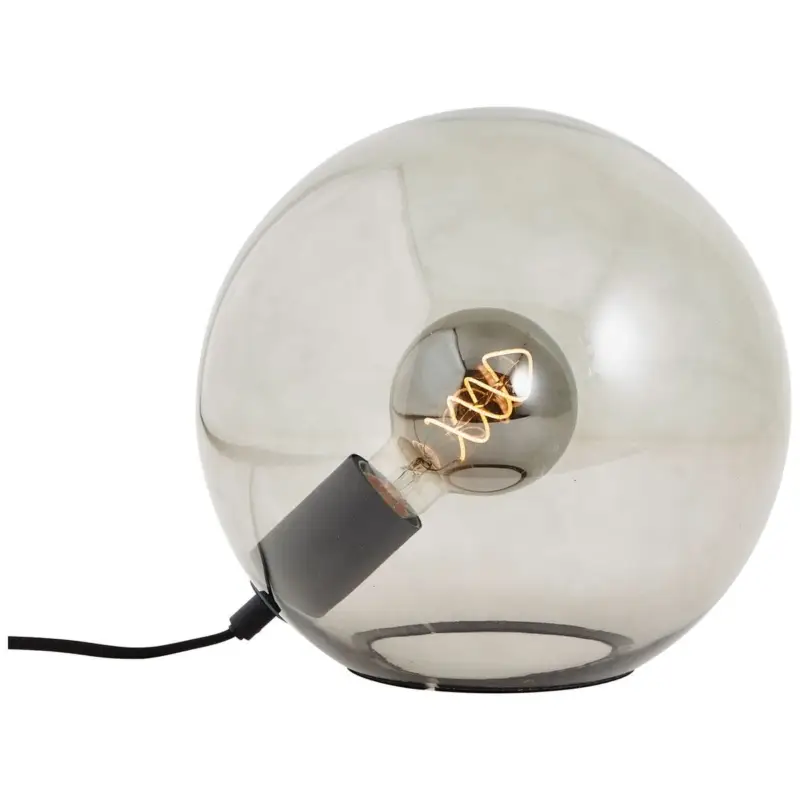 Achetez Aujourd&rsquo;hui Lampe BELADO 1x25W E27 Noir-verre fumé H235