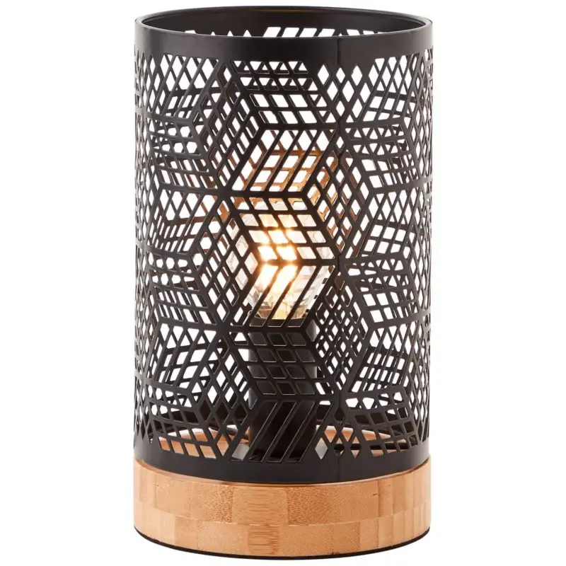 Lampe SANTY 1x42W E14 Noir-naturel Prix Promo