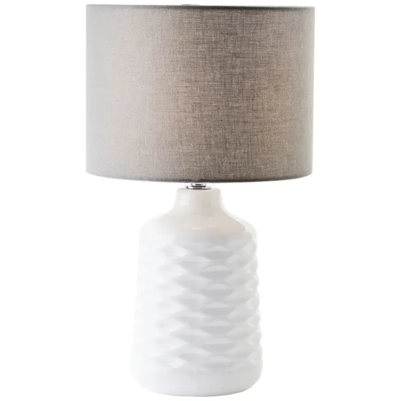 Offre Exclusive Lampe ILYSA 1x40W E14 Blanc-gris