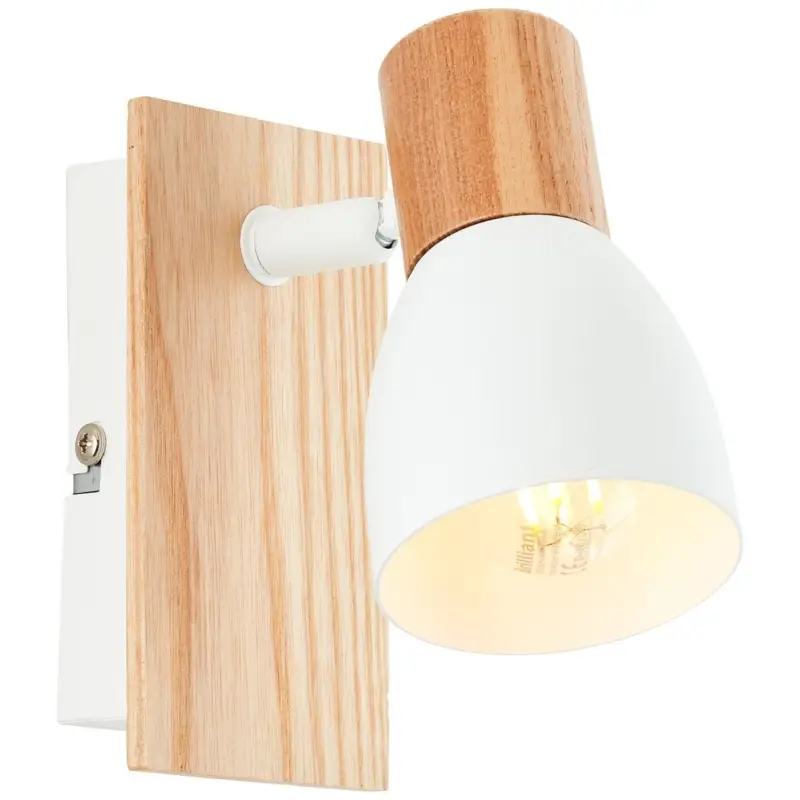 Offre Du Jour Applique DAINTREE 1x28W E14 Blanc-nature