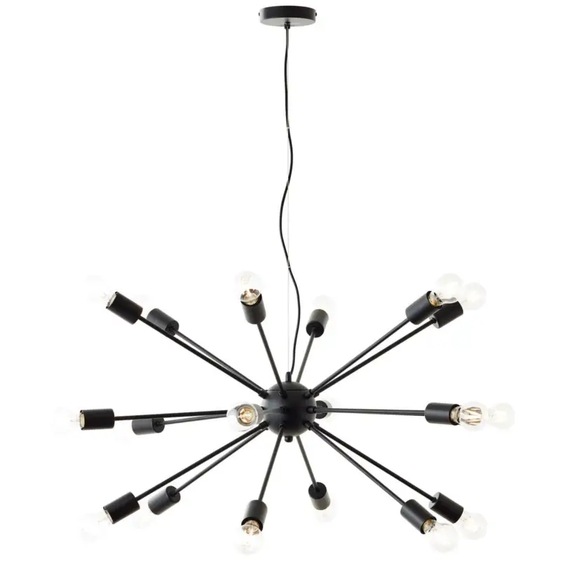 Suspension DREE 18x40W E27 Noir dépoli Seulement Aujourd&rsquo;hui